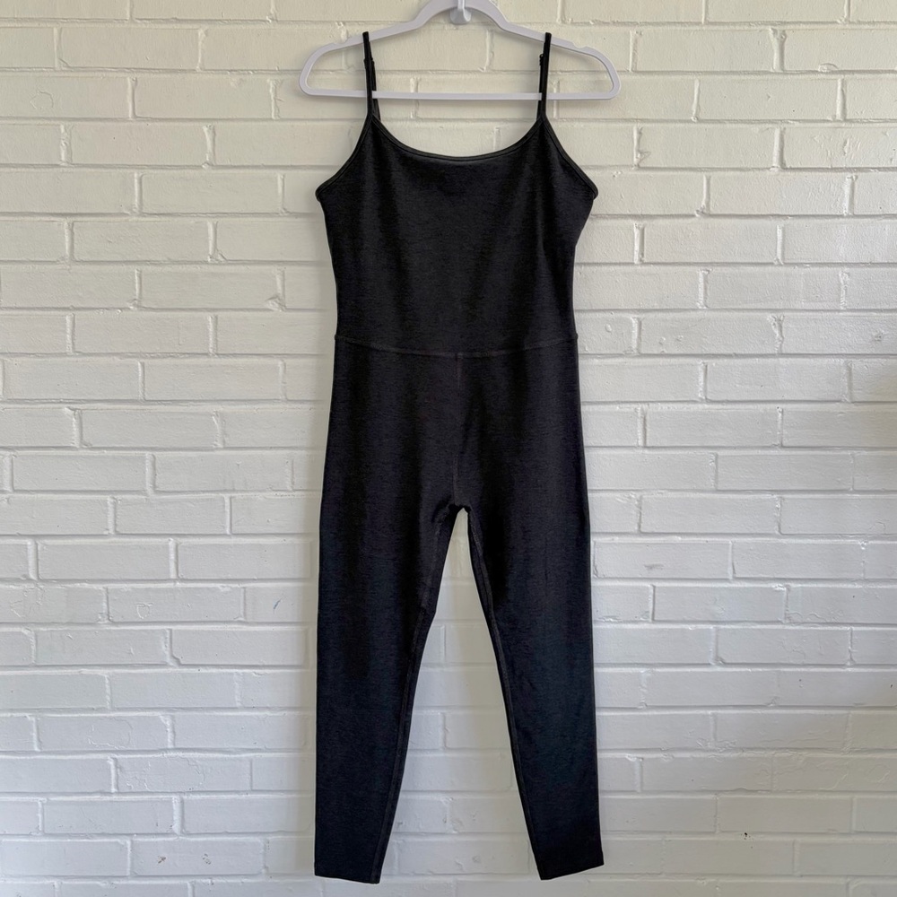 Beyond Yoga Spacedye Uplevel Midi Jumpsuit in Darkest Night SZ L NWOT MSRP $138 - Picture 4 of 7
